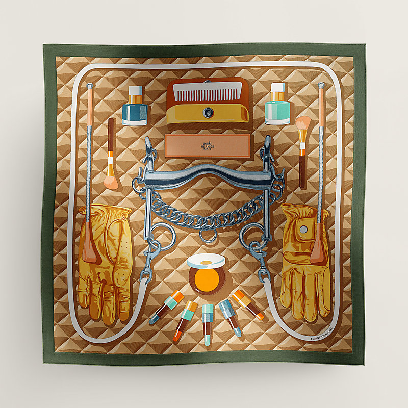 Beaute Composee scarf 90 - Beige | Hermès UK